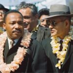 Hāwane Rios Instagram - In honor of Martin Luther King Jr Day, These are the leis made by mothers at Kawaiahaʻo Church that were sent to Dr. Martin Luther King Jr for his march to Montgomery from Selma in 1965. Dr. Martin Luther King Jr. preached at Kawaiahaʻo Church a month prior to Selma and said that Hawaiʻi was “...[an] inspiration and a noble example of racial harmony”. Rev Akaka and the women of Kawaiahaʻo Church made these leis for Dr. King to show their support for the Civil Rights Movement and the lei was “representing a symbol of hope and peace in the face of fear and ignorance” from the people of Hawaiʻi. Martin Luther King Jr. was touched by Hawai’i year when he first visited the islands years earlier in 1959. In an address to the state legislature, when it still met at ʻIolani Palace: “...As I think of the struggle that we are engaged in in the South land, we look to you for inspiration and as a noble example, where you have already accomplished in the area of racial harmony and racial justice what we are struggling to accomplish in other sections of the country, and you can never know what it means to those of us caught for the moment in the tragic and often dark midnight of man’s inhumanity to man, to come to a place where we see the glowing daybreak of freedom and dignity and racial justice....” Upon his return, he stated to his congregation: “As I looked at all of these various faces and various colors mingled together like the waters of the sea, I could see only one face— the face of the future!” (Dexter Echo, 4 November 1959) The first pic is that of Rev. Abraham Akaka and his daughter with the leis. With the leis, Rev. Akaka included the following note to Dr. King: Dear Brother Martin Luther King – As you “bring good news to the meek, bind up those that are bruised, release to captives” our Prayer and Aloha reach out to enfold you. These flower lei were made by mothers of the Kawaiaha‘o Church — for you and our brothers in the cause of our Lord Jesus whose commandment you obey: “Feed my lambs” Tend my sheep Feed my sheep” History will honor this hour because His chosen servant was faithful and a great nation responded to that faithfulness. A.A.
