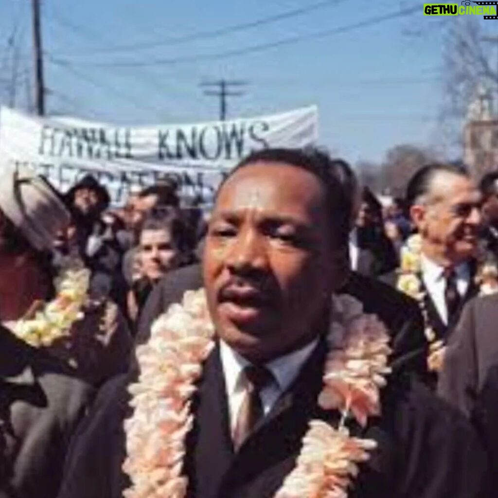 Hāwane Rios Instagram - In honor of Martin Luther King Jr Day, These are the leis made by mothers at Kawaiahaʻo Church that were sent to Dr. Martin Luther King Jr for his march to Montgomery from Selma in 1965. Dr. Martin Luther King Jr. preached at Kawaiahaʻo Church a month prior to Selma and said that Hawaiʻi was “...[an] inspiration and a noble example of racial harmony”. Rev Akaka and the women of Kawaiahaʻo Church made these leis for Dr. King to show their support for the Civil Rights Movement and the lei was “representing a symbol of hope and peace in the face of fear and ignorance” from the people of Hawaiʻi. Martin Luther King Jr. was touched by Hawai’i year when he first visited the islands years earlier in 1959. In an address to the state legislature, when it still met at ʻIolani Palace: “...As I think of the struggle that we are engaged in in the South land, we look to you for inspiration and as a noble example, where you have already accomplished in the area of racial harmony and racial justice what we are struggling to accomplish in other sections of the country, and you can never know what it means to those of us caught for the moment in the tragic and often dark midnight of man’s inhumanity to man, to come to a place where we see the glowing daybreak of freedom and dignity and racial justice....” Upon his return, he stated to his congregation: “As I looked at all of these various faces and various colors mingled together like the waters of the sea, I could see only one face— the face of the future!” (Dexter Echo, 4 November 1959) The first pic is that of Rev. Abraham Akaka and his daughter with the leis. With the leis, Rev. Akaka included the following note to Dr. King: Dear Brother Martin Luther King – As you “bring good news to the meek, bind up those that are bruised, release to captives” our Prayer and Aloha reach out to enfold you. These flower lei were made by mothers of the Kawaiaha‘o Church — for you and our brothers in the cause of our Lord Jesus whose commandment you obey: “Feed my lambs” Tend my sheep Feed my sheep” History will honor this hour because His chosen servant was faithful and a great nation responded to that faithfulness. A.A.