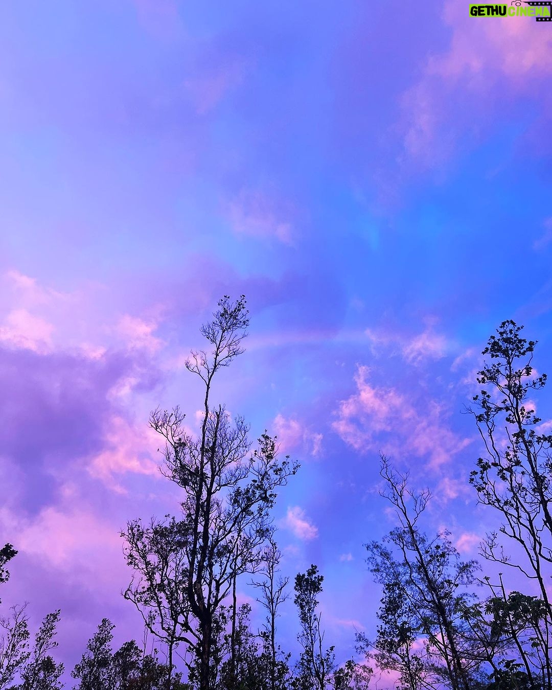 Hāwane Rios Instagram - my beloved adores twilight she loves to see the night make way for the day so much so that when i wake up before sunrise all i see is Hōpoelehua in land and sky to hold and be held by her and everything she loves what a gift today i poured honey on my heart and welcomed the storms of Lono within & without i leaned deeply into the sweetness of fresh rain on lehua blossoms and sang sweet songs for a world that has become too bitter waiho‘olu‘u(lu‘u kaumaha)