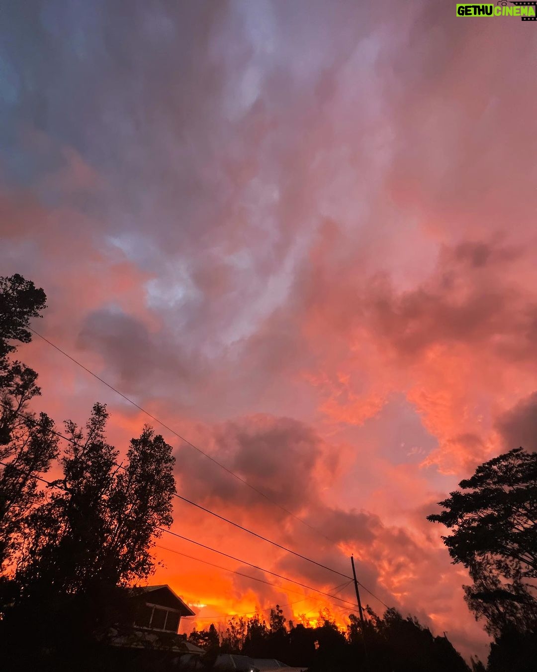 Hāwane Rios Instagram - my beloved adores twilight she loves to see the night make way for the day so much so that when i wake up before sunrise all i see is Hōpoelehua in land and sky to hold and be held by her and everything she loves what a gift today i poured honey on my heart and welcomed the storms of Lono within & without i leaned deeply into the sweetness of fresh rain on lehua blossoms and sang sweet songs for a world that has become too bitter waiho‘olu‘u(lu‘u kaumaha)