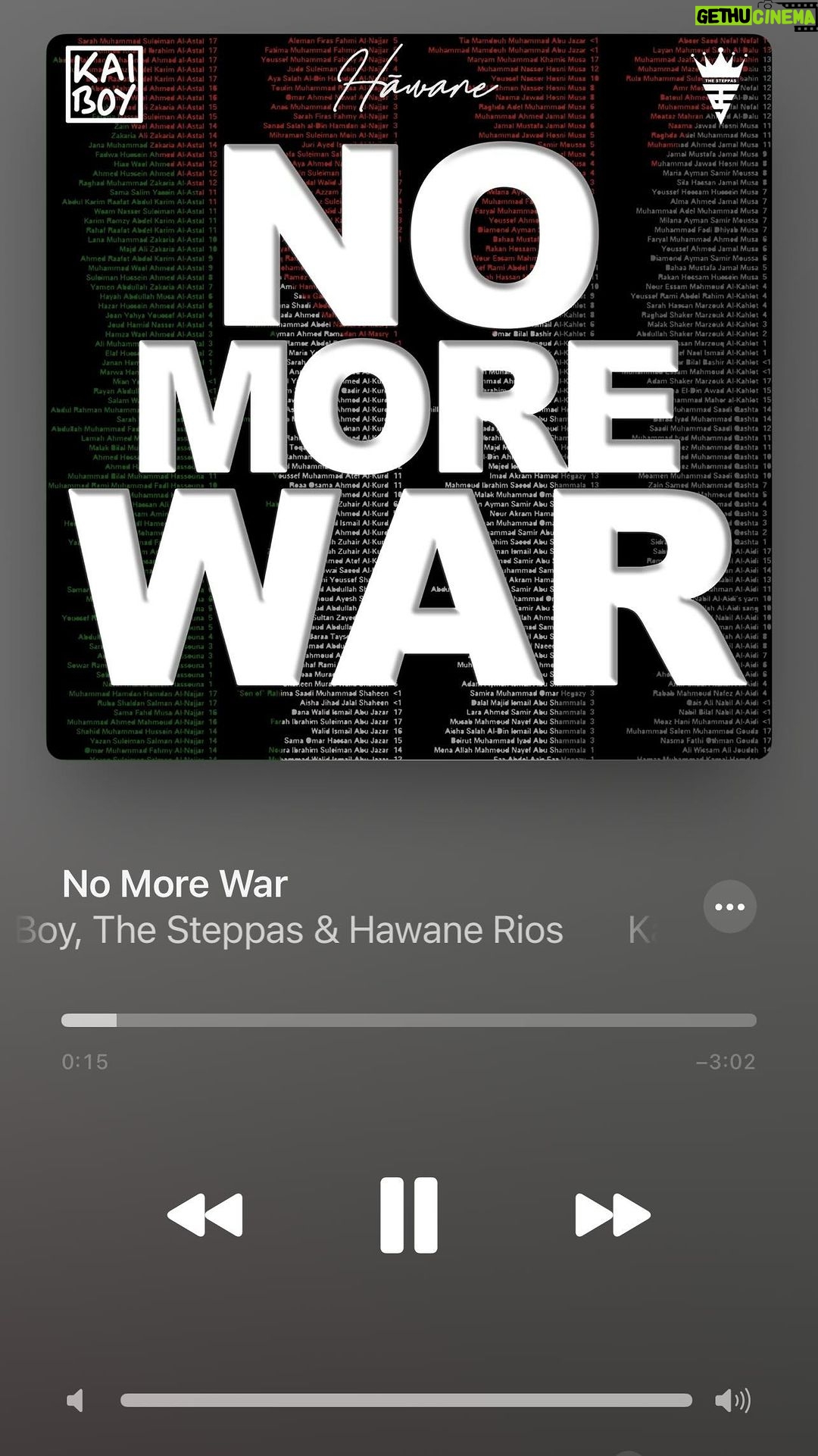 Hāwane Rios Instagram - NO MORE WAR offering of song and love for Palestine from @kaiboymusic, @thesteppasofficial, & me OUT TODAY ON ALL MUSIC PLATFORMS all proceeds will be donated 🖤🤍💚♥️ with this song we declare our solidarity with poetry and chant. we harmonized our voices in prayer for peace and harmony to be lived and known by the people of palestine and all oppressed peoples of this earth. we unite with a powerful message that demands a permanent cease fire and return of sovereignty to Palestine and her beloved people. i offer my voice in song and chant from the depths of my womb to the expanse of my heart to the heart of Palesetina. i wrote this chant to call upon all kia’i mauna and kia’i aloha ‘āina, all protectors of the mountains we love to the seas we cherish, to stand united in our plea for the end of all genocide unto all people. i know i could’ve just continued to scream into the wind. this time i chant. and this time, it will be heard. Kū nā kia‘i Mauna a Wākea Kū nā kia‘i Paleketina ē! @ku.kiai.palesetina and true to form, meta, has taken away the collaborator feature from my instagram because i posted a video on my story of the evil atrocities carried out by Israel. the shadow banning of people who are doing their best to stand in solidarity and action through these online social media platforms is just another example of the world we live in and the world we are doing every thing we can to change. pls post, download, and share. From the river to the sea palestine shall be free!