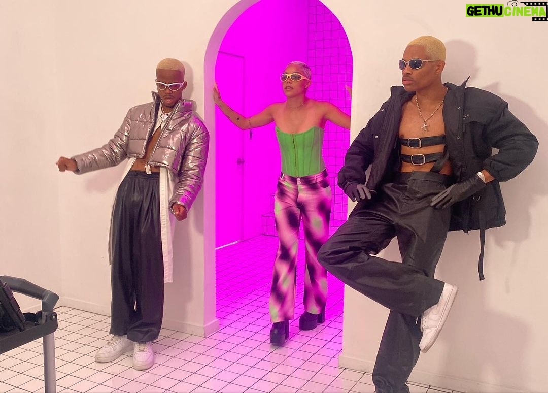Haley Tju Instagram - “Nasty” music video by @grouptherapydot out now 👅🔥 Styled by @HaleyTju Shoutout to all the brands that made this possible ❤️: @alabamablonde , @roomservice888 , @somewherexnowhere , @aslan.world_ , @constanca_entrudo , @frouyork , @bonnieclyde , @uncuffedleather , @black , @sarahregensburger_official , @emmapills and @srrysora Los Angeles, California