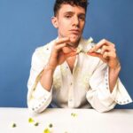 Haley Tju Instagram - Chris Perfetti for Behind the Blinds SS23 🌻💛 Photography by @Jgeigs Fashion by @Haleytju Interview by @Pm.onufrowicz EIC @Badmickey Casting by @imagemachine Grooming by @dvohair Stylist's assistant @Ericosovsky