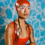 Haley Tju Instagram - Alexa could never 🦈 @BrianneTju Photographed by @matthewcowen Hair by @pelobypili Makeup by @jazzrockmc Styled by Haley Tju