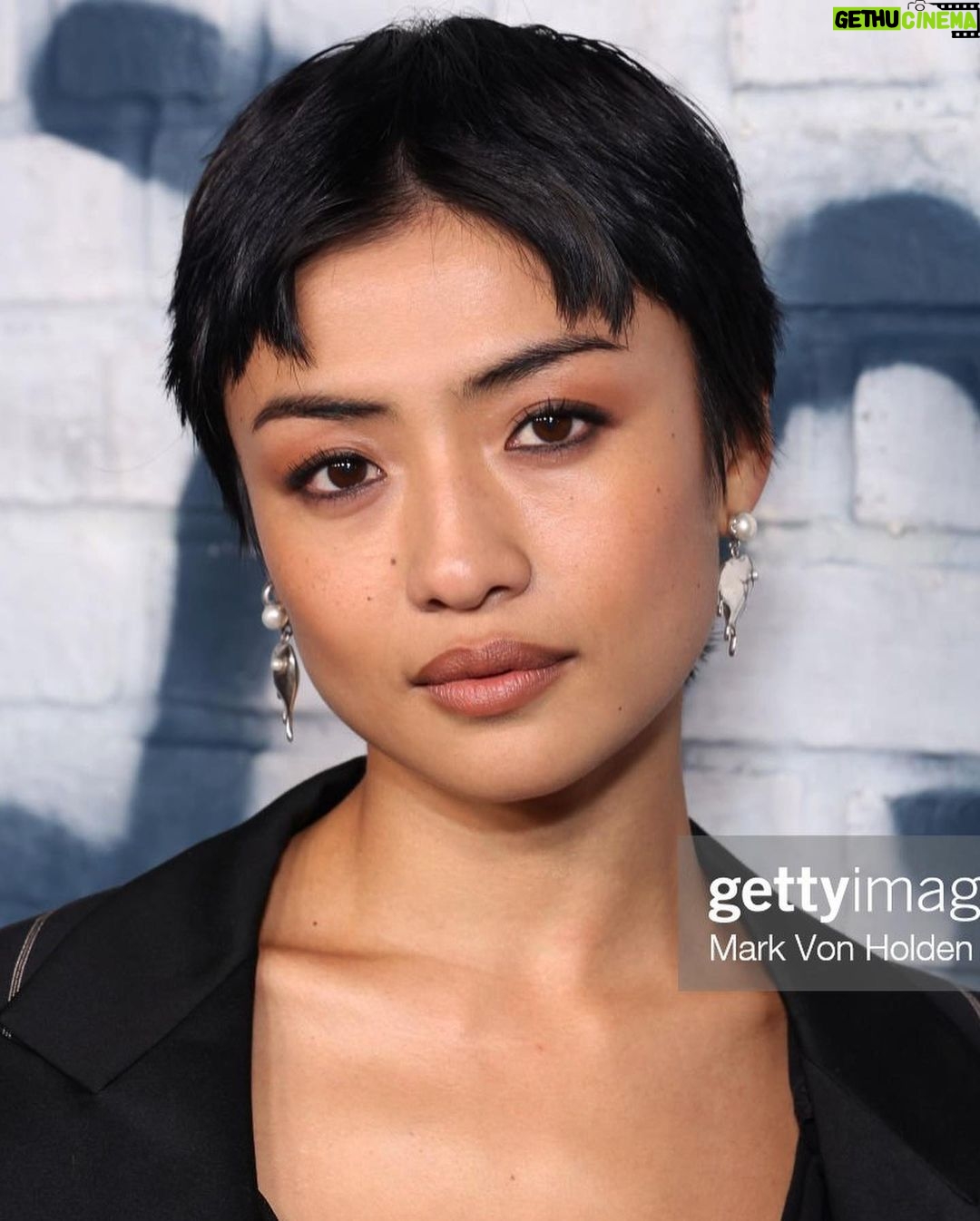 Haley Tju Instagram - Brianne Tju at the launch party for her new @amazonfreevee show “High School”, now streaming its first four episodes!!! She wears a vintage @dolcegabbana two piece set - reworked, @nodress_online top, @agentprovocateur bra, vtg @chanelofficial shoes, @margesherwood_official bag and @muddpearl earrings ✨ Styled by me 🖤 Los Angeles, California