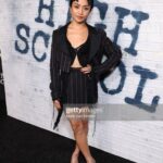 Haley Tju Instagram - Brianne Tju at the launch party for her new @amazonfreevee show “High School”, now streaming its first four episodes!!! She wears a vintage @dolcegabbana two piece set - reworked, @nodress_online top, @agentprovocateur bra, vtg @chanelofficial shoes, @margesherwood_official bag and @muddpearl earrings ✨ Styled by me 🖤 Los Angeles, California