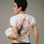 Halsey Instagram – super stoked to partner with @hardrockcafe this pride month 🤘🏼🤍 along with the string ensemble shows coming up, we’ve created limited edition tees inspired by my own personal collection of band and hard rock vintage tees. proceeds are donated to benefit global LGBTQ+ organizations @humanrightscampaign and @outrightintl through the Hard Rock Heals Foundation, starting with a $250,000 donation from me & hard rock! I distressed some of mine already, so I hope you love them and customize yours to be as unique as you are!
📷: @samdameshek