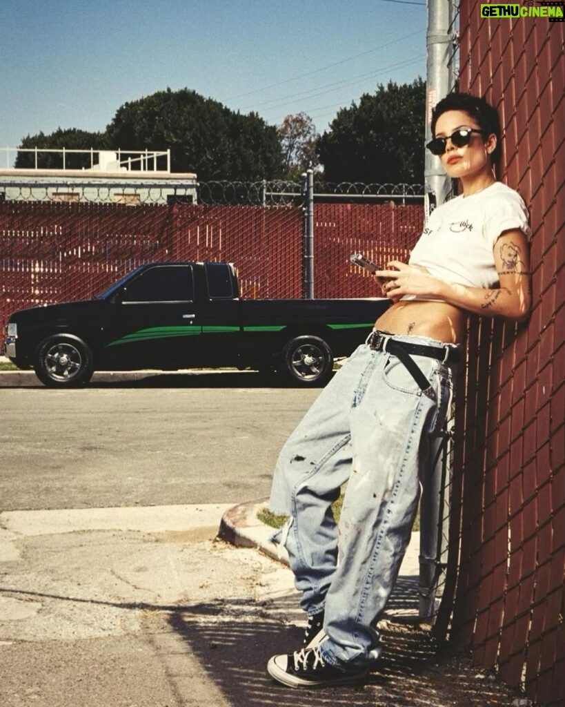 Halsey Instagram - super stoked to partner with @hardrockcafe this pride month 🤘🏼🤍 along with the string ensemble shows coming up, we’ve created limited edition tees inspired by my own personal collection of band and hard rock vintage tees. proceeds are donated to benefit global LGBTQ+ organizations @humanrightscampaign and @outrightintl through the Hard Rock Heals Foundation, starting with a $250,000 donation from me & hard rock! I distressed some of mine already, so I hope you love them and customize yours to be as unique as you are! 📷: @samdameshek