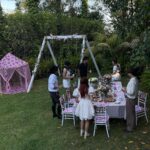 Halsey Instagram - month late posting this thir-tea first birthday soirée for @mariaamargarita and @___sadgrl 🎀 cute !!!!!