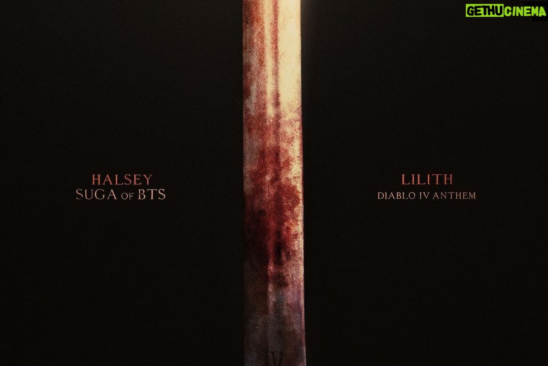 Halsey - 1.2 Million Likes - Collabed with @agustd of @bts.bighitofficial on a reimagined version of “Lilith” for the #DiabloIV anthem and it goes incredibly hard… @PlayDiablo
we both grew up playing the games and I’ve always wanted to do a concept with SUGA with this type of dark mythology, so it was a no brainer tbh.
VERY SICK AND OUT NOW, CHECK IT OUT!!!!