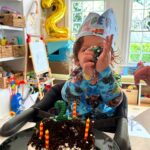Halsey Instagram - The silliest goose and the sweetest boy is 2. Every road led me straight to you. Happy birthday, Ender! 🚛🚧🧸 I’ll eat you up, I love you so.