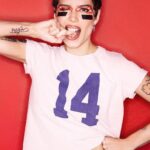 Halsey Instagram – celebrating pride all month with @aboutfacebeauty 🖍️ so stoked to celebrate and introduce you to our favorite queer creators throughout the month. Makeup has a long and important history as a vital vehicle for identity and expression in our community. As a day to day calling card to find our kin in the wild, as a tender early step into gender euphoria, or as a fundamental of drag performance. We have queer people to thank for our favorite makeup tricks and techniques and the evolution of this incredible medium. Here’s to reinventing the format (and ourselves), in the spirit of pushing forward, now and forever. More coming soon :)