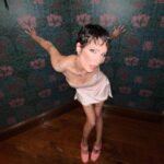 Halsey Instagram - didn’t even make it till midnight in the fit… happy NYE! 🎀