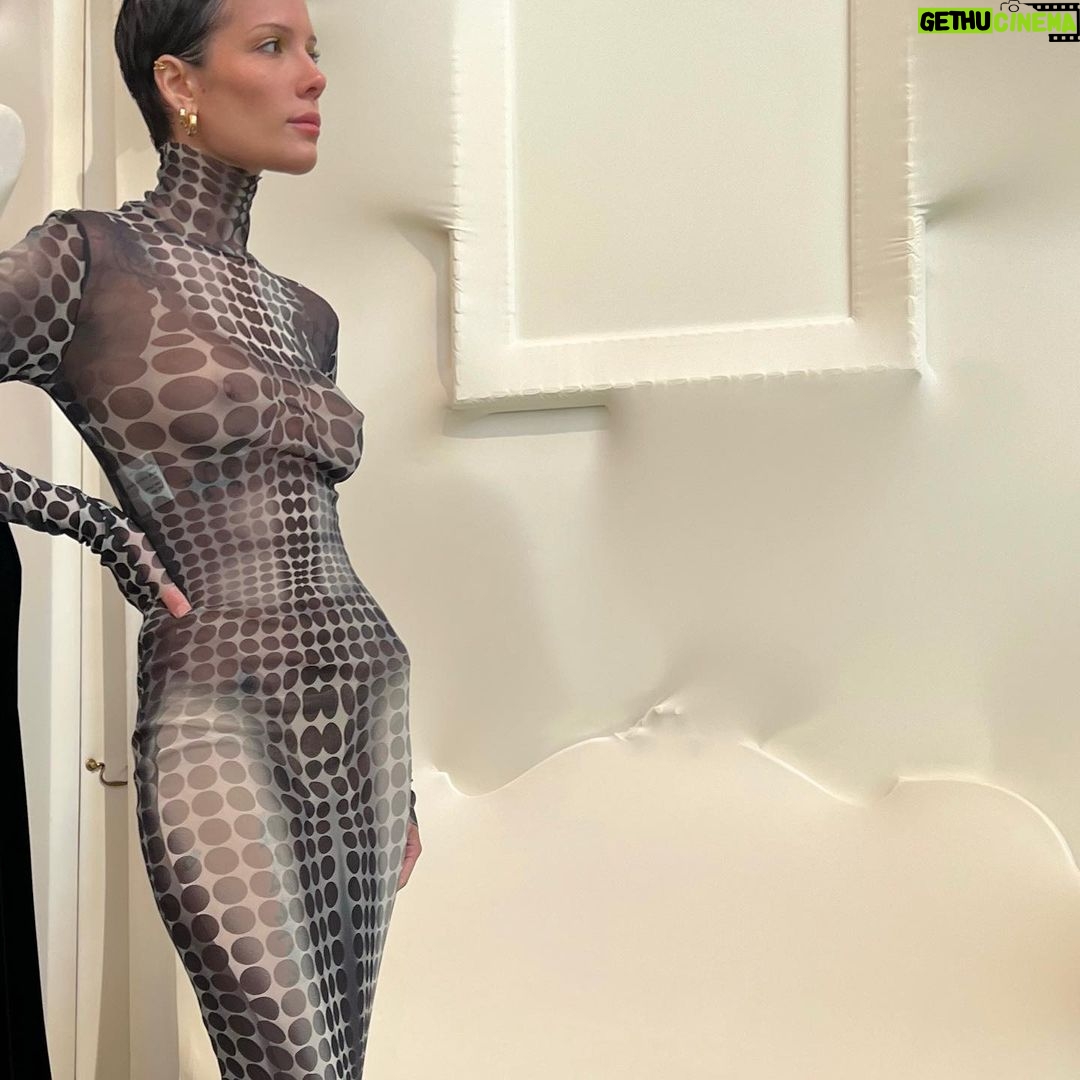 Halsey Instagram - congrats on this gorgeous nostalgic launch @jeanpaulgaultier and thank u for letting me sneak in and try everything on during fashion week!!!! š„ (If I wear any of these looks again, u never saw theseā¦purposely didnāt include the pic of my fav one @lynalyson_ )