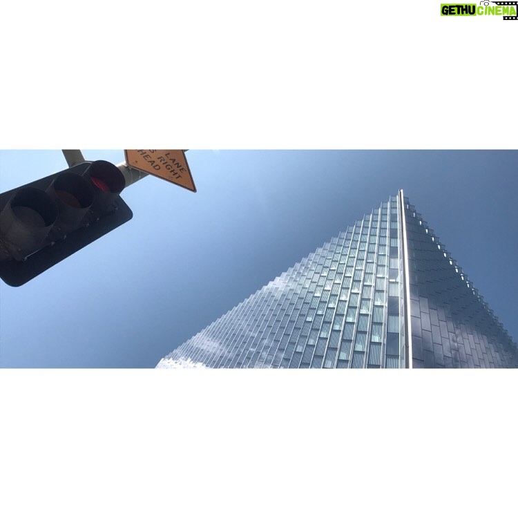 Halyna Hutchins Instagram - Downtown Sky. Shot on iphone with Anamorphic lens. It became a permanent attachment to my phone. #downtownla #losangeles #arcitecture #photography #anamorphiclens #moment #nofilter Downtown Los Angeles
