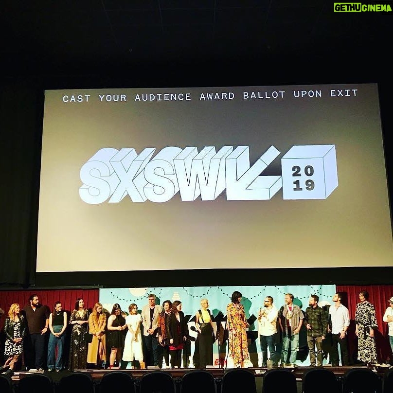 Halyna Hutchins Instagram - RepostBy @pollyannamcintosh: "It takes a village. TBF to Darlin’ premiere at @sxsw with all these incredible folks who came out to support their film. I love you sooooo much #Darlin’ team. Thank you! Xxx" Director: Pollyanna McIntosh Director of Photography: Halyna Hutchins Austin, Texas