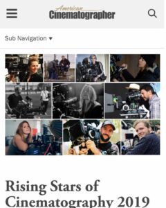 Halyna Hutchins Instagram - I’m incredibly honored to be named one of the Rising Stars of Cinematography 2019 by the American Cinematographer Magazine!!! #ascmag #ascmagazine #americancinematographer #cinematography #directorofphotography #asc100 #femalefilmmakers #womeninfilm #icfc Los Angeles, California