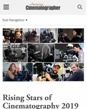 Halyna Hutchins Instagram - I’m incredibly honored to be named one of the Rising Stars of Cinematography 2019 by the American Cinematographer Magazine!!! #ascmag #ascmagazine #americancinematographer #cinematography #directorofphotography #asc100 #femalefilmmakers #womeninfilm #icfc