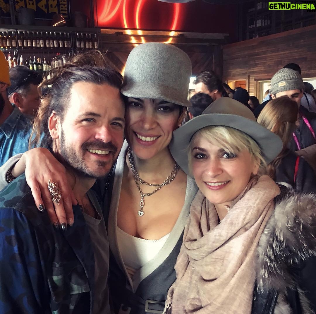 Halyna Hutchins Instagram - Hot Tamales! Sundance mates. #sundance2019 #sundancefilmfestival #parkcity #sundancefashion #utah #sundanceparty #highwestdistillery Park City, Utah