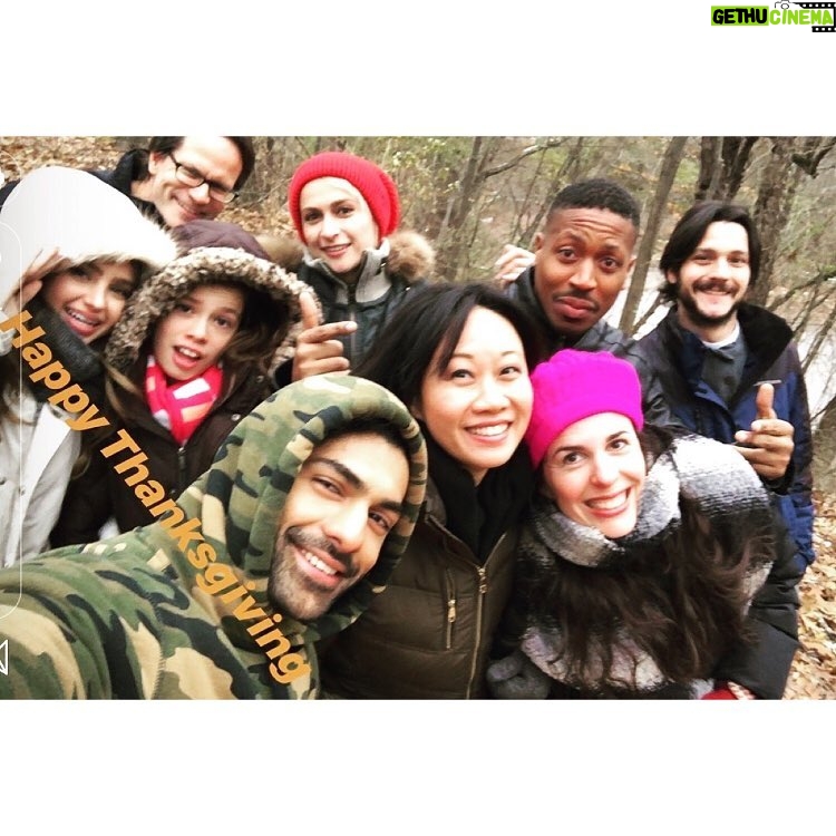 Halyna Hutchins Instagram - Thanksgiving out of town with my film family! #thanksgiving #filmfamily #castandcrew #michigan #gobblegobble