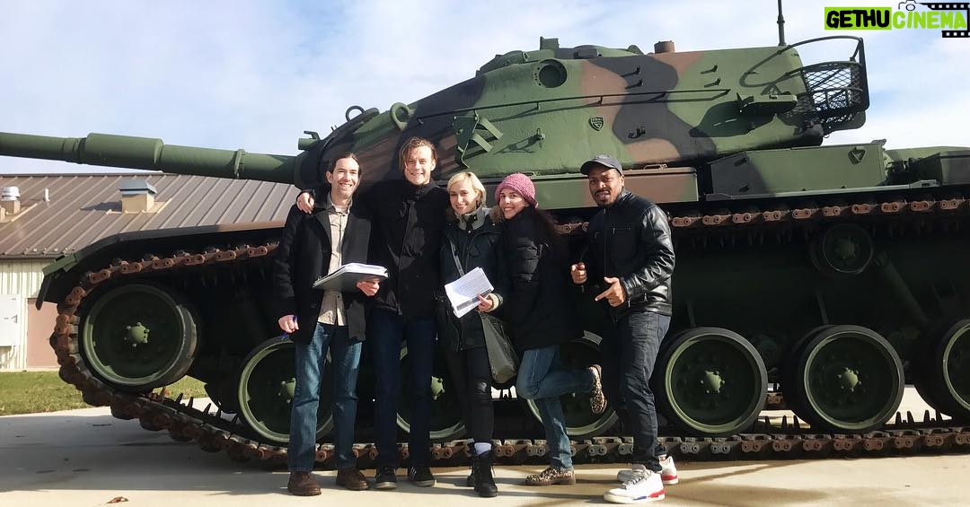 Halyna Hutchins Instagram - Week 2. Taking over the military base! #onset #michigan #film #filminglocation #featurefilm #drama #military