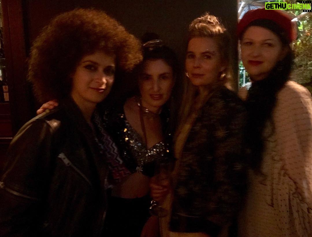 Halyna Hutchins Instagram - My fabulous tribe! Happy Birthday, @livcolliander!!! #costumeparty #birthdaygirl #hollywood #70s Hollywood