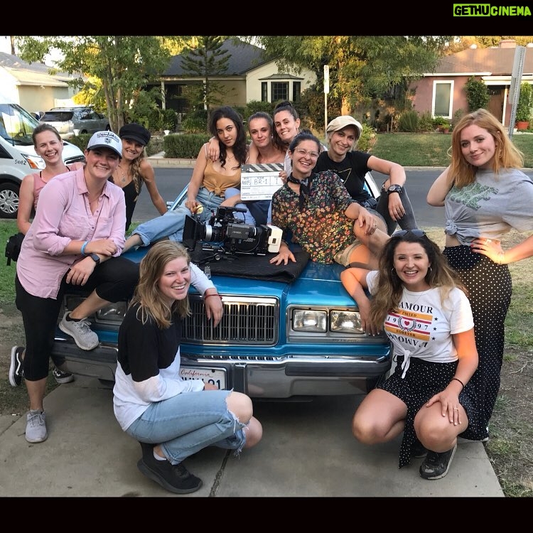 Halyna Hutchins Instagram - Who run the world? Girls! Shooting a movie with those amazing women was pure joy! #femalefilmmakerfriday #femalefilmmakers #film #indie #onset #femaledirector #womeninfilm #girlsandcars #britsrock Los Angeles, California