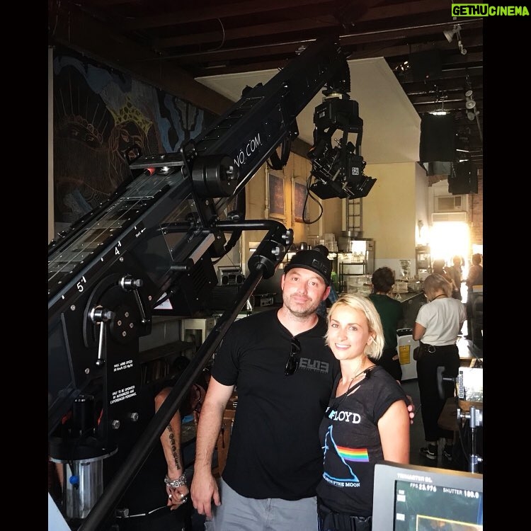 Halyna Hutchins Instagram - Exciting Day 3 on Little King. Thank you, Randy Johnson, for helping us to pull off those amazing technocrane shots for the opening sequence and the ending of the film! #technocrane #milli #crane #craneoperator #filming #arrilights #kino #teradeck #cmotion #onset #onlocation #drama #littleking #cinematography #cinematographer #arrialexamini #anamorphic #womeninmedia #womeninfilm #witi Hollywood