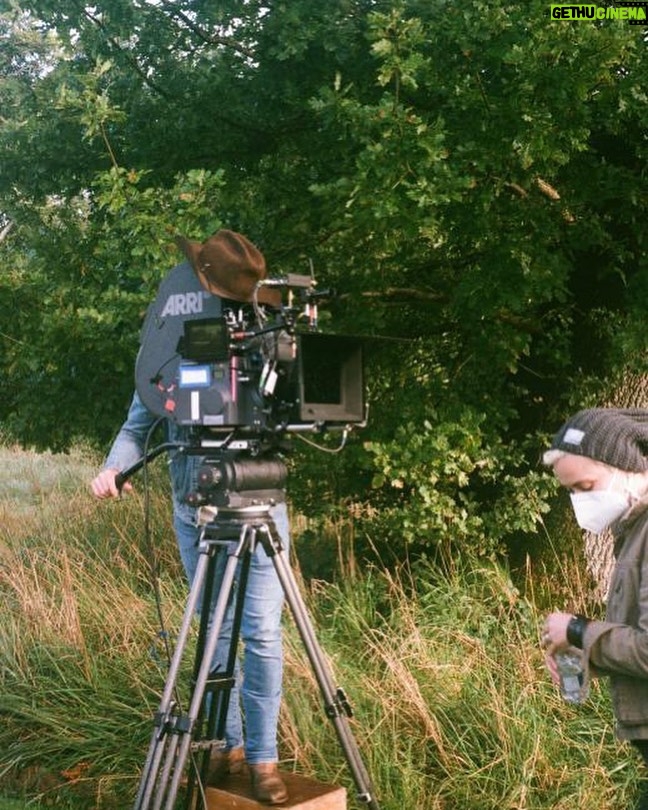 Halyna Hutchins - 624 Likes - Director checking the frame.
Photo by @daleleadonbolger #onset #onlocation #65mm #arriflex765 #shootfilm #kodak #kodakshootfilm #director #dp #cinematographer #cinematography #ireland #birrcastle