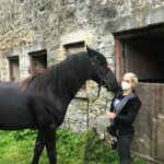 Halyna Hutchins Instagram - Our beautiful picture horse Finley #onset #onlocation #ireland #filmingwithanimals Birr, Ireland