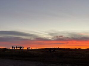 Halyna Hutchins Instagram - One of the best parts of shooting a western are mornings like this! Photo by @eyetrigger #western #onset #onlocation #sunrise