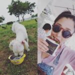 Han Go-eun Instagram – 한강 나들이후 간단한 브런치..