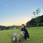 Han Ji-hye Instagram – 어제 @hipp_korea  힙 촬영^^ 해질녘이 너무 예뻐서 한컷📸