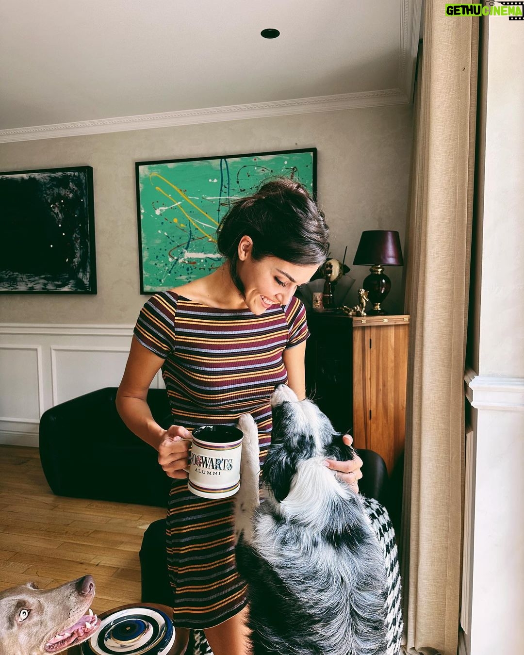 Hande Erçel Instagram - 🏡&🐾🐾🐾&☕️ 📷 @gamze_ercel
