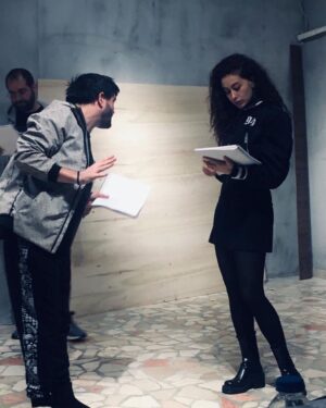 Hande Yılmaz Instagram - provalardan…👀🤍 #münasebetsiz
