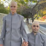 Hannah Stocking Instagram - Just the two of us ❤️ Dr. Evil & Mini Me Los Angeles, California