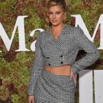 Hannah Stocking Instagram - Thank you @wmag @maxmara & @womeninfilmla for a beautiful night 🎀 📸 @gettyimages Los Angeles, California