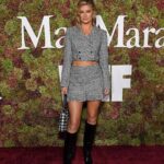 Hannah Stocking Instagram - Thank you @wmag @maxmara & @womeninfilmla for a beautiful night 🎀 📸 @gettyimages Los Angeles, California