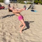 Hannah Stocking Instagram - Me in college 🏐💪 VS. Me now 😭🤦‍♀️ @coryg_ Santa Monica, California