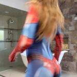 Hannah Stocking Instagram - Spider man has: concussion at home🕷🤦‍♀️