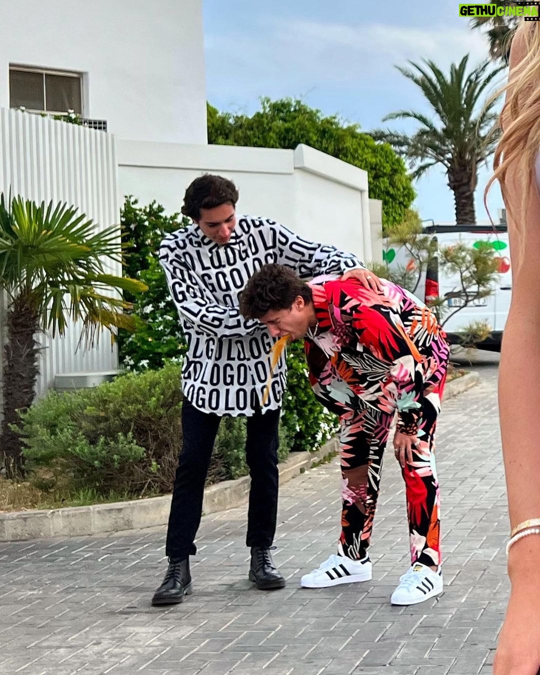 Hannah Stocking Instagram - Juanpa is still sea sick 🫣🤣 (SPAIN PHOTO DUMP ✈️🫡🥳✨🏆💖) Formentera, Islas Baleares, Spain