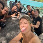 Hannah Stocking Instagram - It seems like we’ve been here for almost a month by everything we’ve accomplished in just a few days! Thanks to @coralgardeners we’ve over come fears, completed challenges, developed lifelong friendships, and most importantly, planted corals! We have been the craziest Malakas the island of Mo’orena has ever seen! Thank you so much @coralgardeners for having us ! We support your mission! *siri play Left Hand Free by alt-j!* 📸 🌊 @anthonykdo Moorea