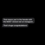 Hannah Stocking Instagram - MY VIDEO IS THE #1 MOST VIEWED VIDEO IN HISTORY BY A FEMALE ON INSTAGRAM! #1 FASTEST GROWING VIDEO EVER!! 280 Million Views in 4 days is record breaking. There’s endless hours, all nighters, blood, sweat, and tears that go into making these videos.. And i love every second of it because I do it to hopefully put a smile on your face. 😭💖 So grateful!!! Thank you guys for watching!!!