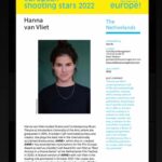 Hanna van Vliet Instagram - SHOOTING STAR 2022 💥💥💥💥💥💥💥💥💥 ik mag het eindelijk van de daken schreeuwen: dit is dus gebeurd!!🥺💜 Makes me beyond proud and excited. Thank you for this big honor @europeanfilmpromotion, @filmsfromthenetherlands and jury. See you in Berlin! #europeanshootingstars #europeanfilmpromotion #berlinale2022 Berlinale - Berlin International Film Festival