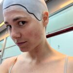 Hanna van Vliet Instagram - Another day at the office (pretty much a nightmare) bald cap in the making. @mimicfxstudio Nose Breathe