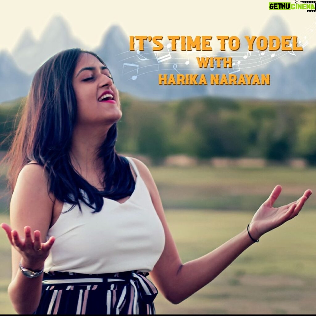 Harika Narayan Instagram - It’s Time to Yodel with me❤🎶💫 24.11.2023 . . . . #finallyitshappening #musicvideo #yodel #harikanarayan #itstimetoyodel #love
