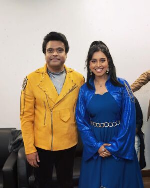 Haripriya Instagram - 🧿This year I get to share the stage with my idols💫Grateful for all the moments. Thank you god 🤍thanks to all the Music directors and artists for believing in me✨
.
.
#Haripriya #haripriyasinger 
#2023 #grateful #peace #love