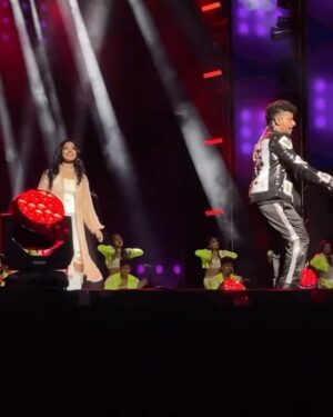 Haripriya Instagram - 🧿This year I get to share the stage with my idols💫Grateful for all the moments. Thank you god 🤍thanks to all the Music directors and artists for believing in me✨
.
.
#Haripriya #haripriyasinger 
#2023 #grateful #peace #love
