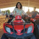 Haripriya Instagram - Dubai was 🔥🤍🏜️🐪 . . #Haripriya #haripriyasinger #dubai #desertsafari #desert Desert Safari Dubai