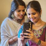 Haripriya Isai Instagram - Hey aunnn (you know what I mean 😝) ! Thank you for making me believe in female friendship all over again! Thank you for being a sweetest sister, a closest friend and a well wisher to me ❤️ Vellavi - Always remember i love you so much and will always be there for you 🫶 Don’t even think of escaping from me. Forever there to pester you like this even in no shoot days 😝 Chennai, India
